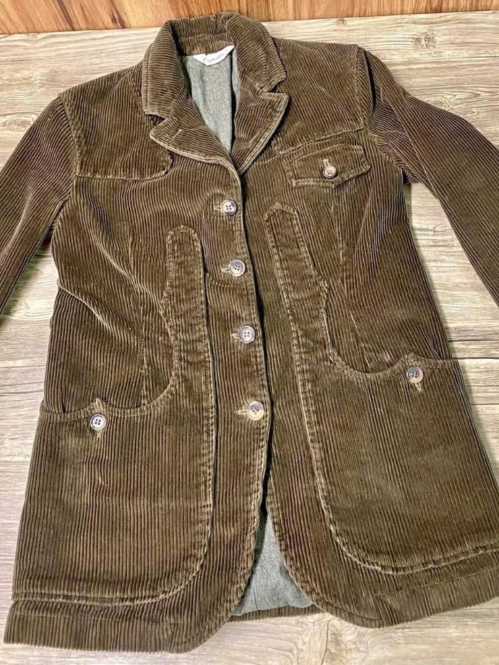 Capalbio Corduroy Jacket / Women’s Small / Italian Size 40 / Made in Tuscany, It